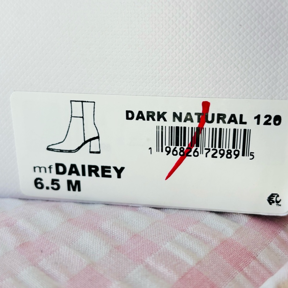 Marc Fisher Size 6.5 Cognac Booties - image 3